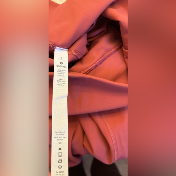 Lululemon Women’s Wunder Under High-Rise Tight 25" *Full-On Luxtreme, Size 8 - Picture 7 of 8